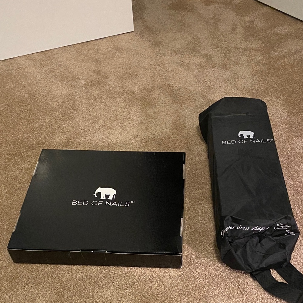 Bed of Nails Acupressure Mat and Pillow Set